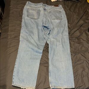 LL Bean 37x32 VTG Men's Light Blue Jeans comfort waist